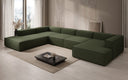 Designer Sofa Lesley U XXL in Fabric
