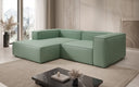 Designer Ecksofa Lesley Mini in Echtleder