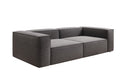 Designer Sofa Lesley 3 Sitzer in Strukturstoff