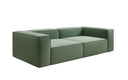 Designer Sofa Lesley 3 Sitzer in Strukturstoff