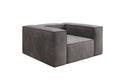 Designer Sofa-Sessel Lesley in Samt