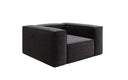 Designer Sofa-Sessel Lesley in Strukturstoff
