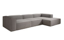Designer corner sofa Lesley in bouclé