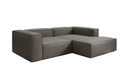 Designer Ecksofa Lesley Mini in Echtleder