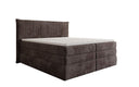 Box spring bed Stella with storage in corduroy