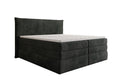 Box spring bed Stella with storage in corduroy