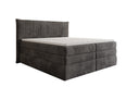 Box spring bed Stella with storage in corduroy