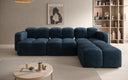 Designer corner sofa Celly in velvet