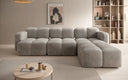 Designer corner sofa Celly in velvet