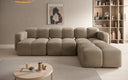 Designer corner sofa Celly in velvet