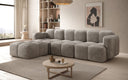 Designer corner sofa Celly in velvet
