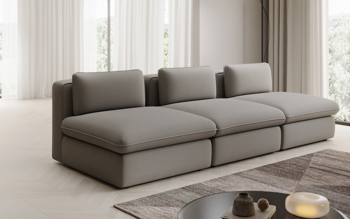 Designer Sofa Cuddle 3-Seater in Fabric