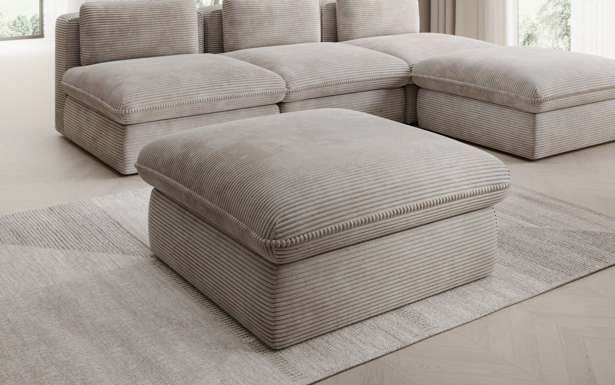 Side stool Cuddle in Corduroy 90x90cm