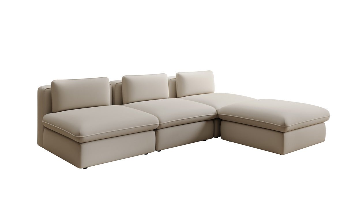Designer L Sofa Cuddle in Fabric
