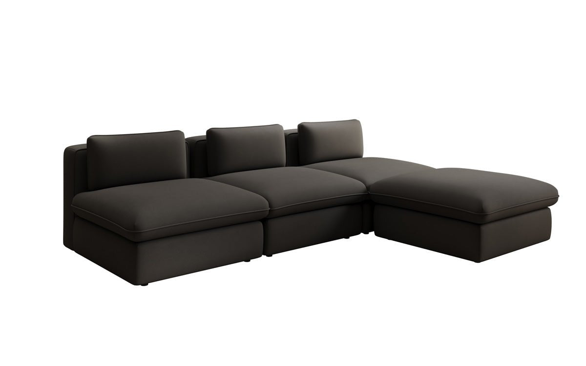 Designer L Sofa Cuddle in Fabric
