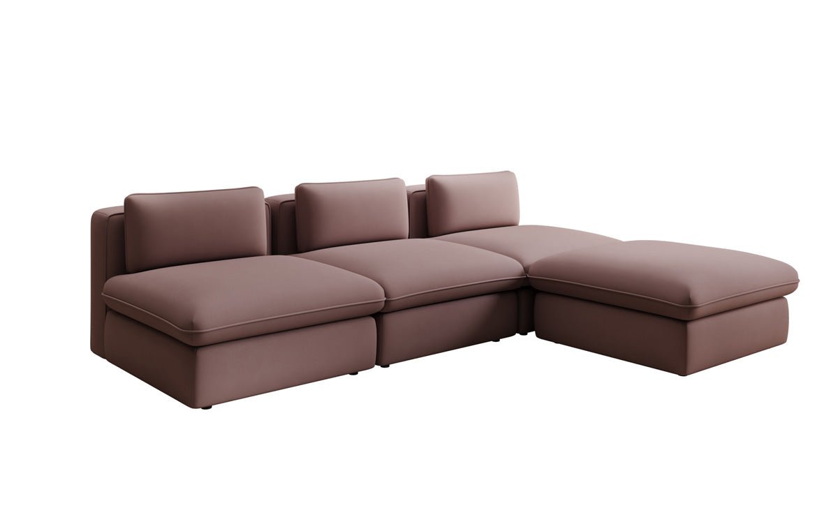 Designer L Sofa Cuddle in Fabric