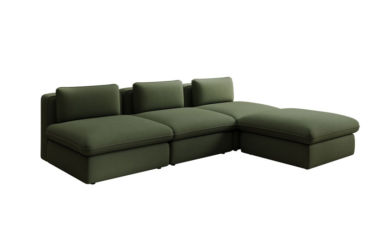 Designer L Sofa Cuddle in Fabric