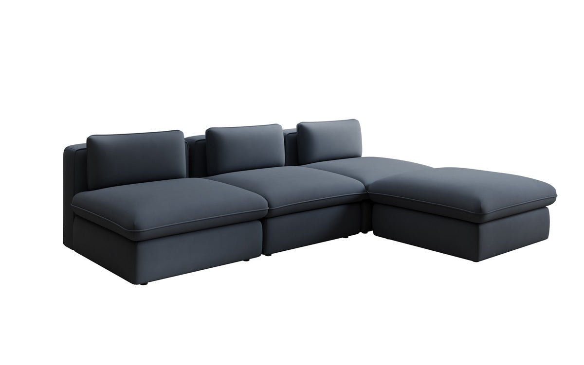 Designer L Sofa Cuddle in Fabric