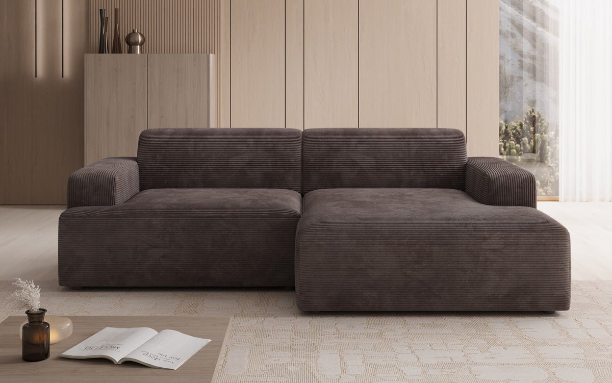 Designer Sofa Monza L in Corduroy