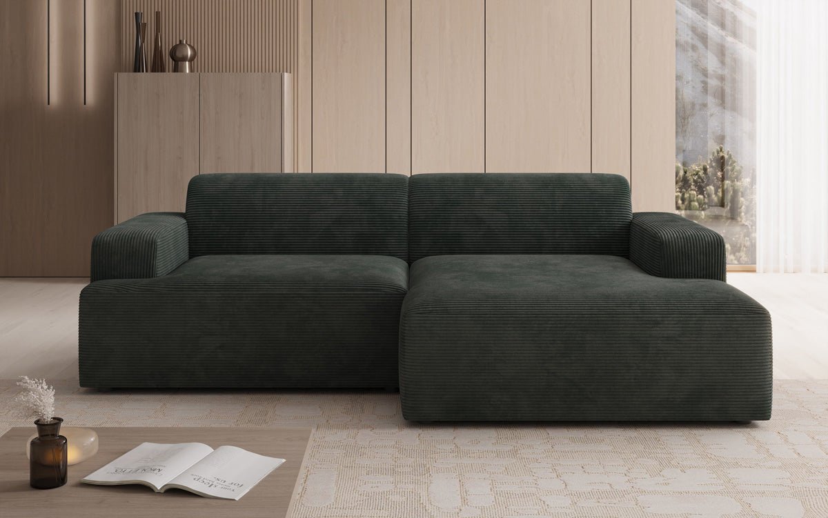 Designer Sofa Monza L in Corduroy