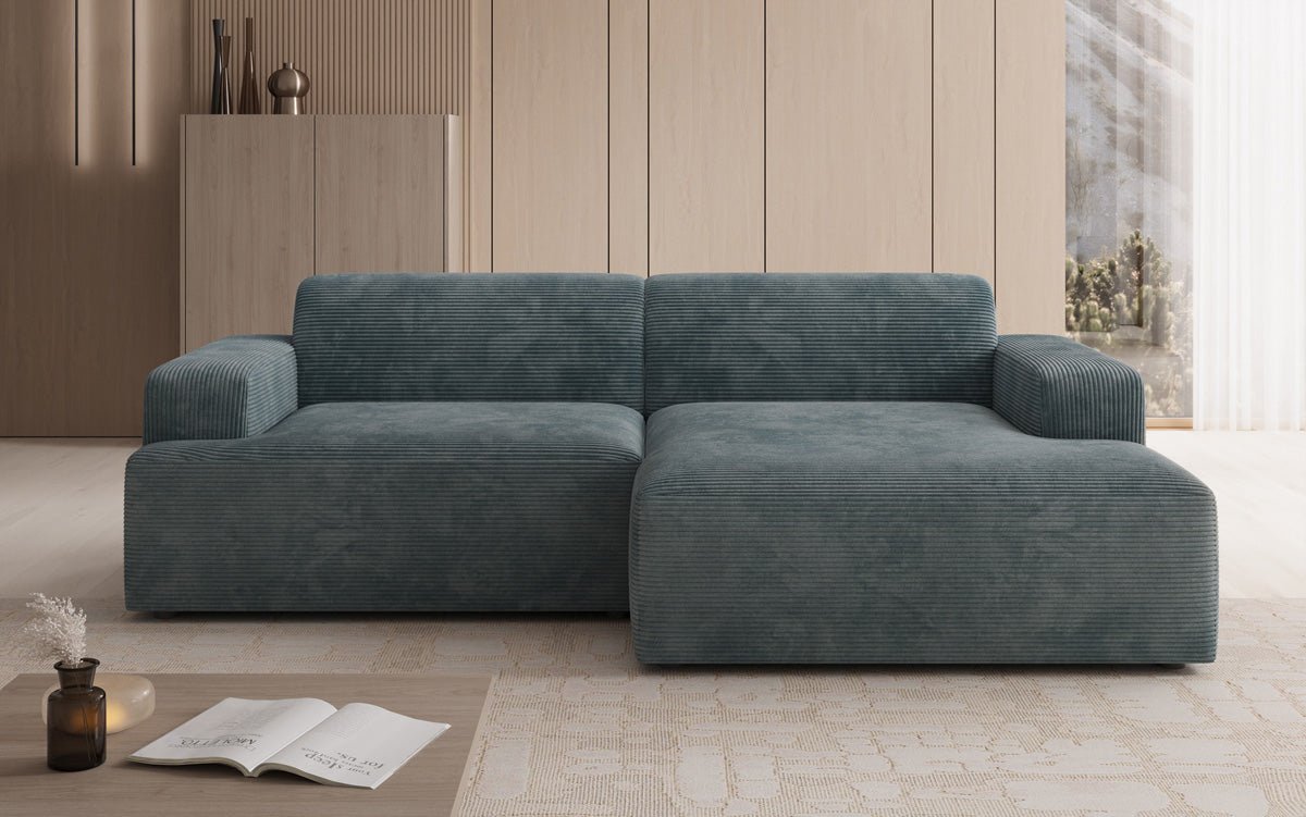 Designer Sofa Monza L in Corduroy