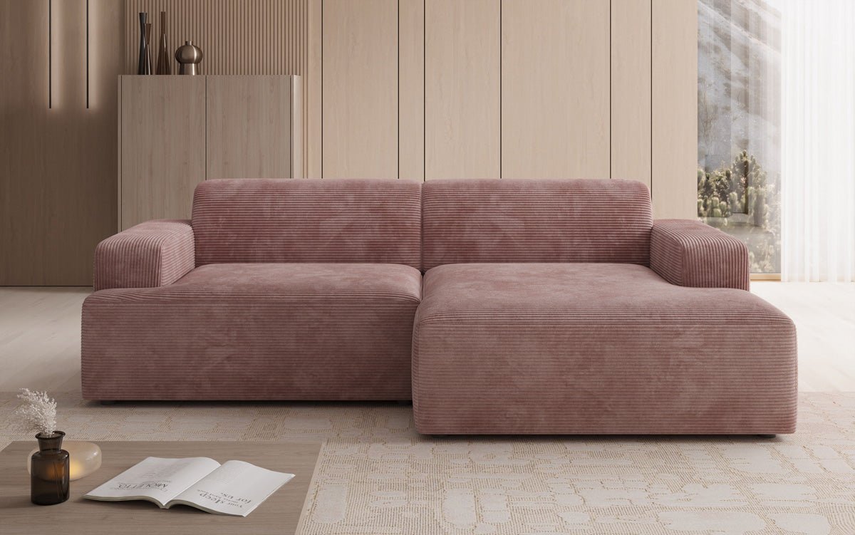 Designer Sofa Monza L in Corduroy