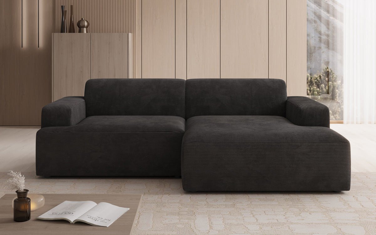 Designer Sofa Monza L in Corduroy