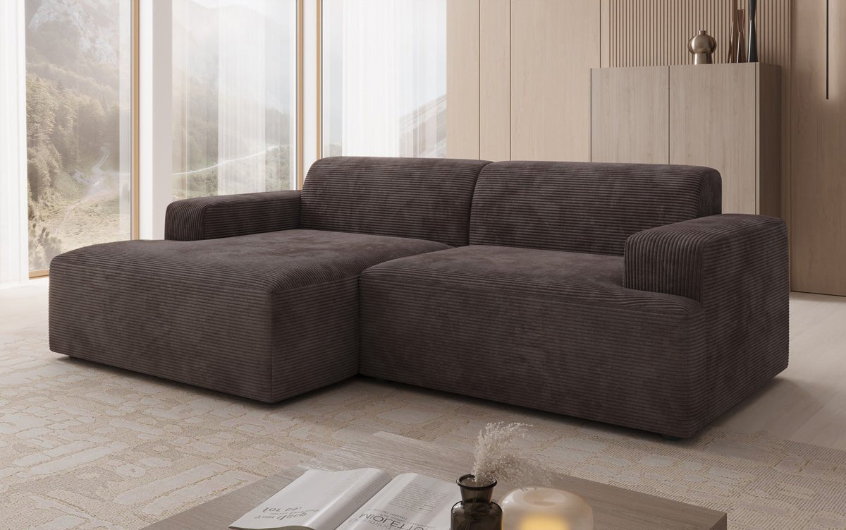 Designer Sofa Monza L in Corduroy