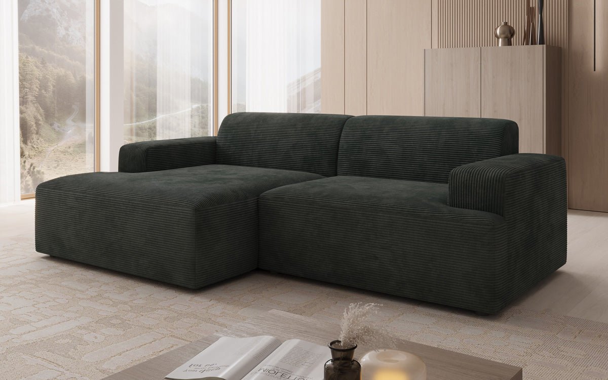 Designer Sofa Monza L in Corduroy