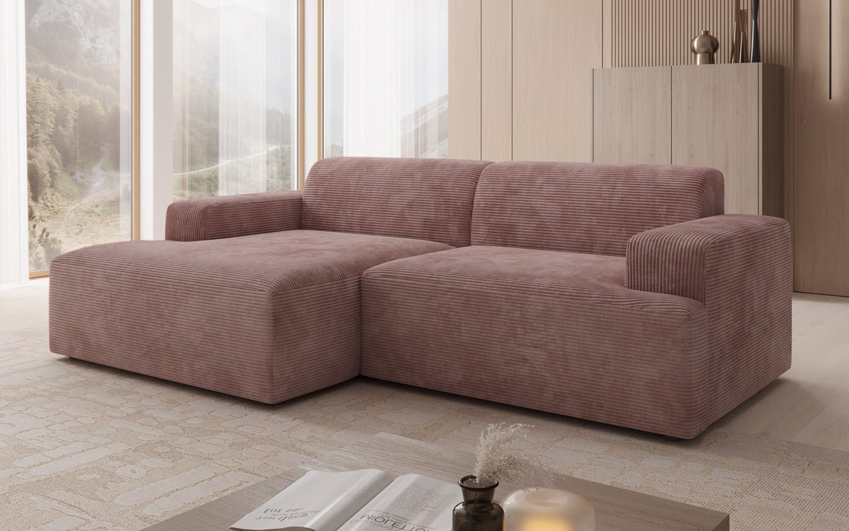 Designer Sofa Monza L in Corduroy