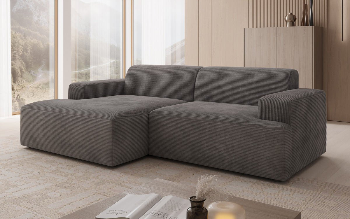 Designer Sofa Monza L in Corduroy