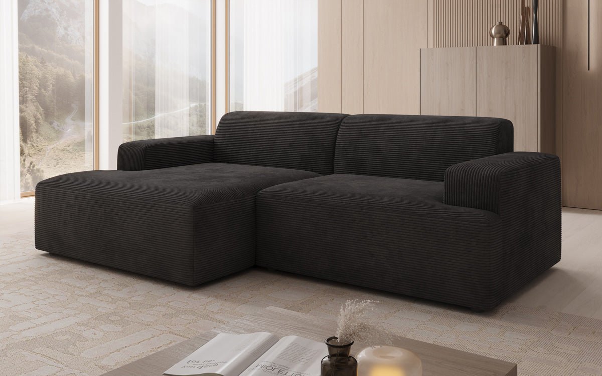 Designer Sofa Monza L in Corduroy