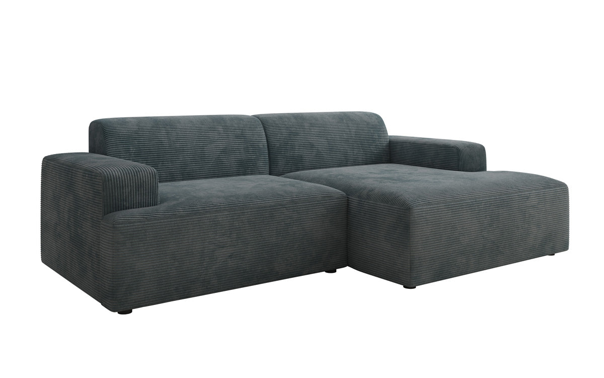 Designer Sofa Monza L in Corduroy