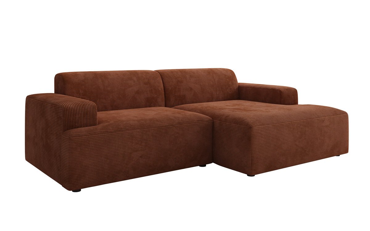 Designer Sofa Monza L in Corduroy