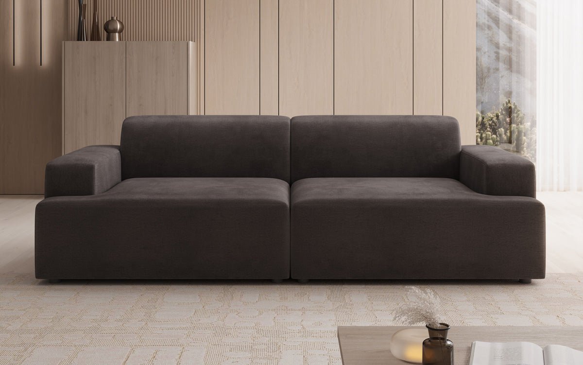 Designer 3-Seater Sofa Monza in Velvet