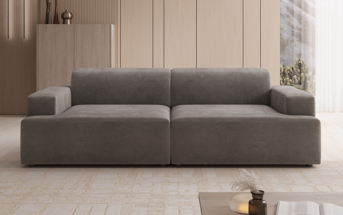 Designer 3-Seater Sofa Monza in Velvet