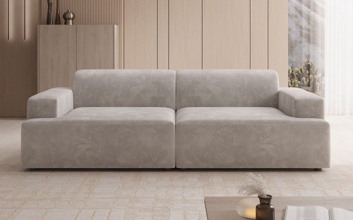 Designer 3-Seater Sofa Monza in Velvet