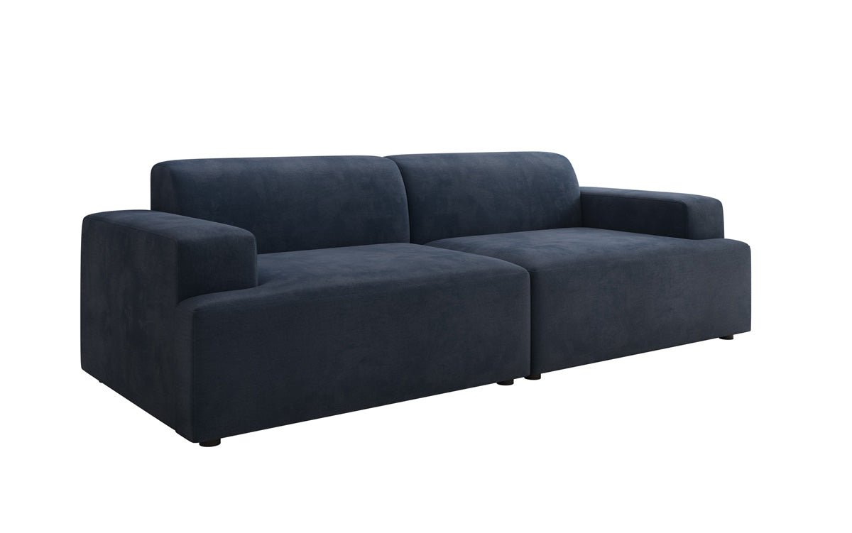 Designer 3-Seater Sofa Monza in Velvet