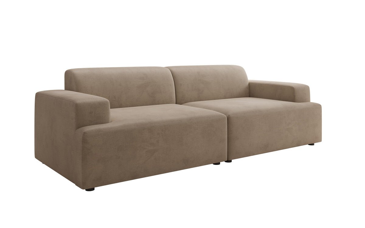 Designer 3-Seater Sofa Monza in Velvet