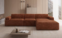 Designer corner sofa Monza Maxi in Corduroy