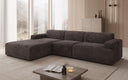 Designer corner sofa Monza Maxi in Corduroy