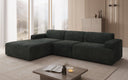 Designer corner sofa Monza Maxi in Corduroy