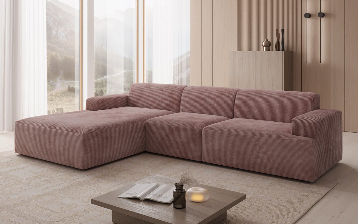 Designer Sofa Monza L Maxi in Corduroy