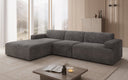 Designer corner sofa Monza Maxi in Corduroy