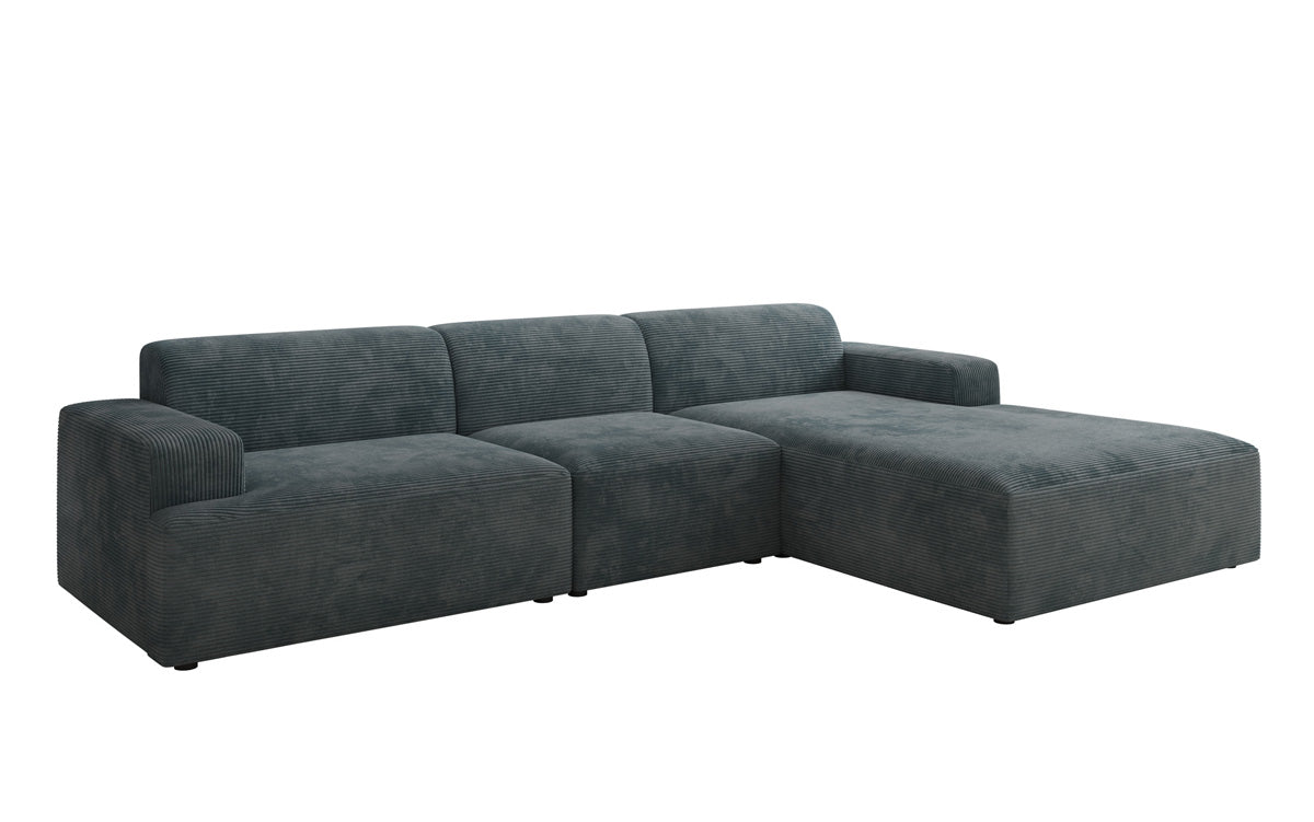 Designer Sofa Monza L Maxi in Corduroy