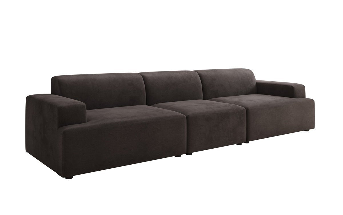 Designer Sofa Monza 3 Seater XXL in Velvet