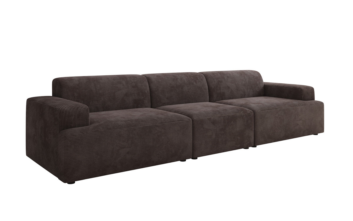 Designer Sofa Monza 3 Seater XXL in Corduroy