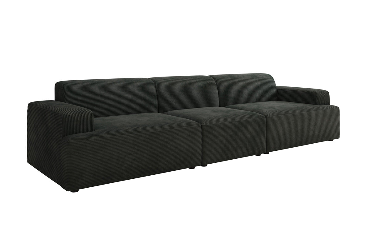 Designer Sofa Monza 3 Seater XXL in Corduroy