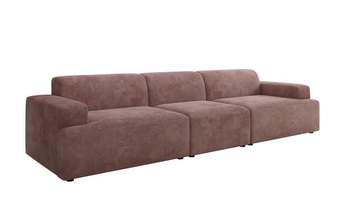 Designer Sofa Monza 3 Seater XXL in Corduroy