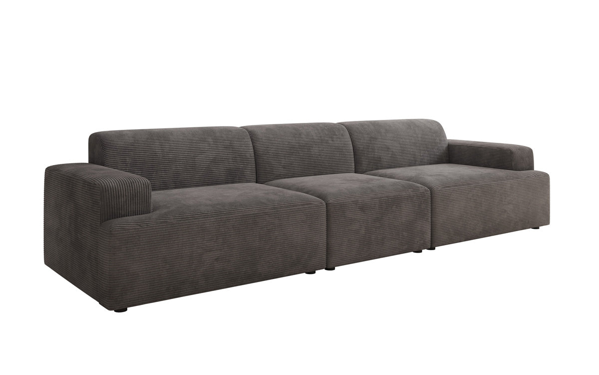 Designer Sofa Monza 3 Seater XXL in Corduroy
